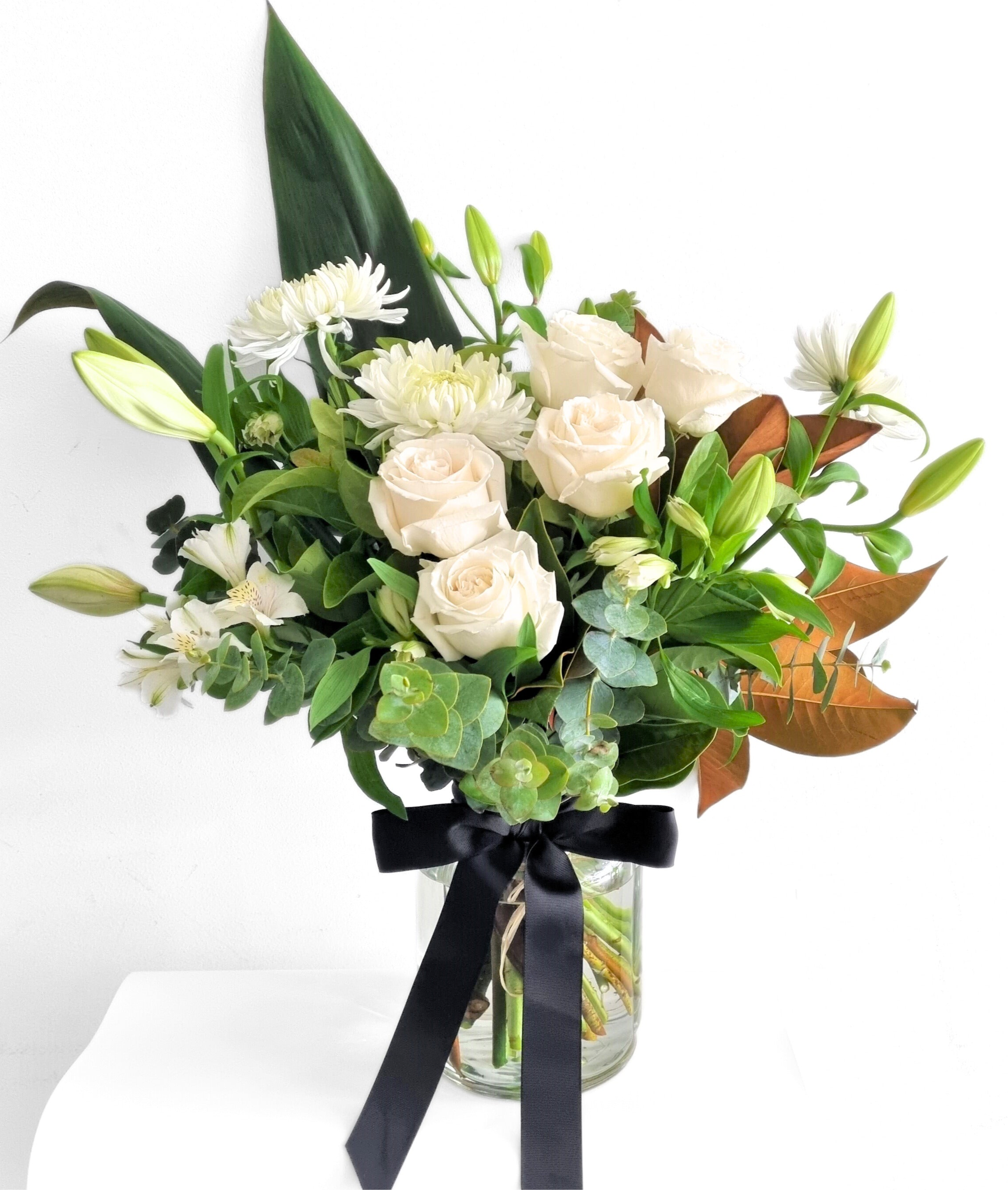 White Seasonal Vase